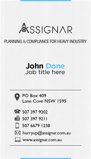 Business Card Design by veeranath for this project | Design: #4014136