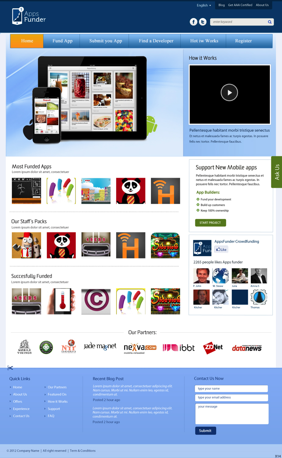 Web Design par pb pour ce projet | Design #1073302