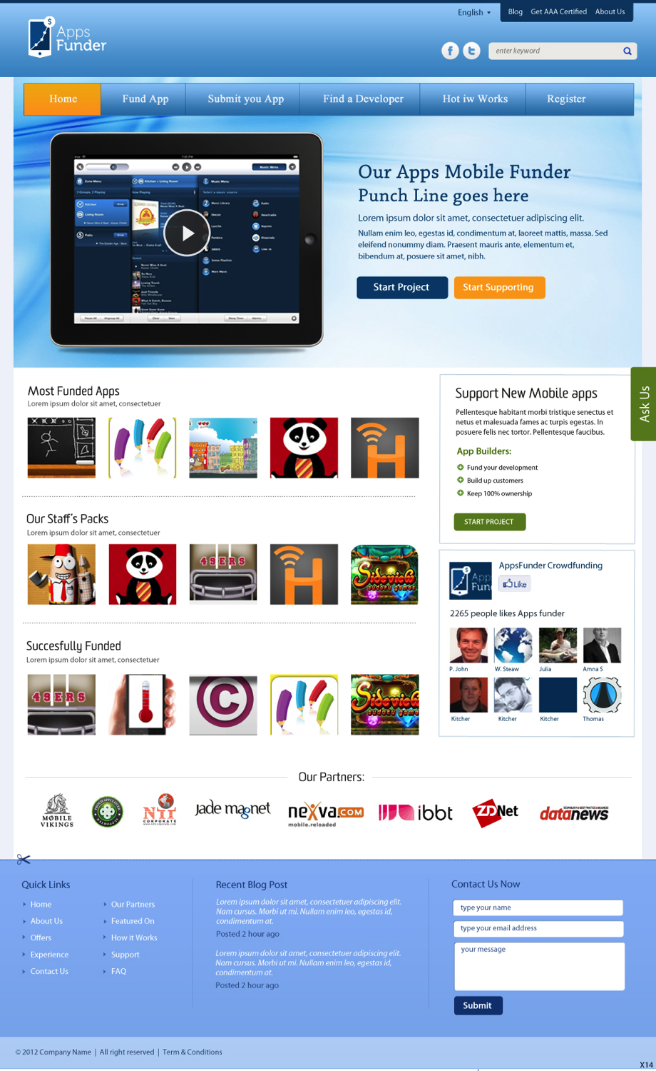 Web Design par pb pour ce projet | Design #1074599