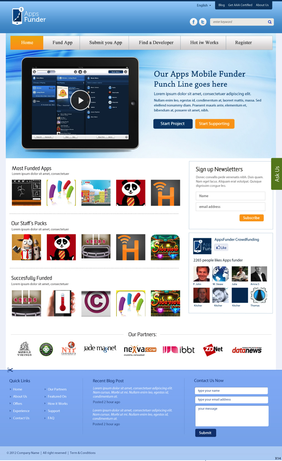 Web Design par pb pour ce projet | Design #1075842