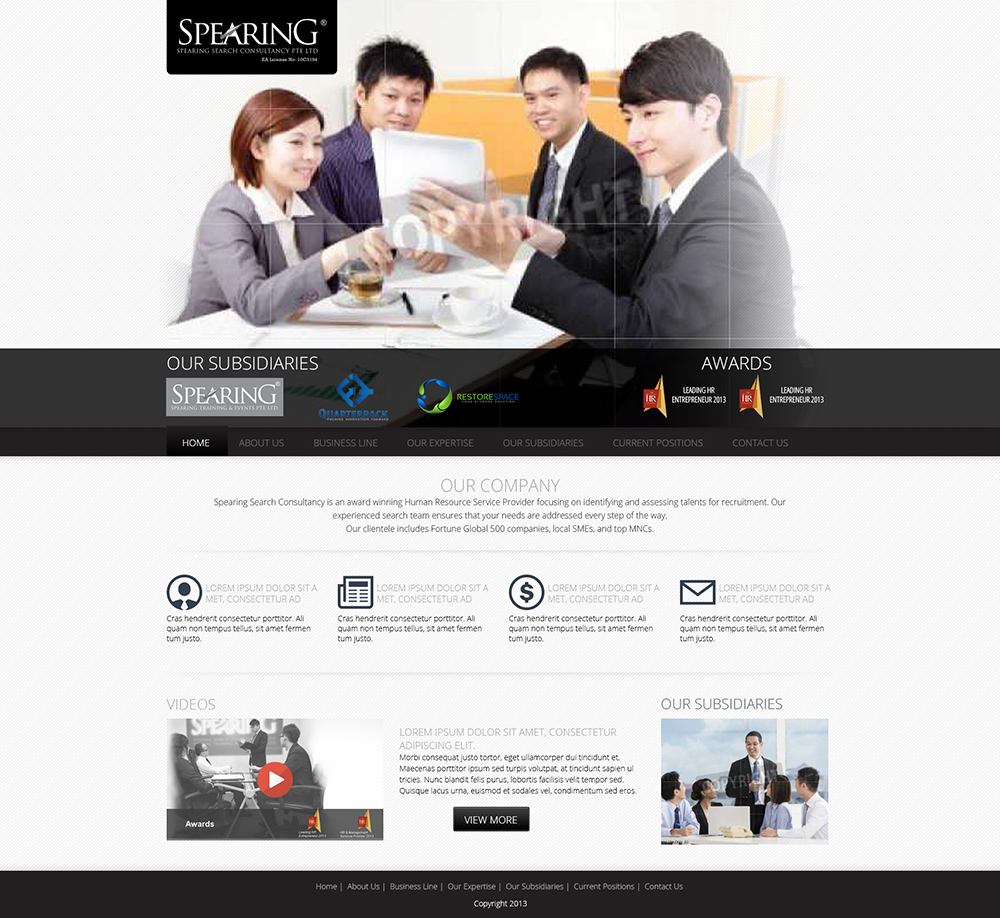 Diseño Web por designbox para Curator Selects Pte Ltd | Diseño #3973051