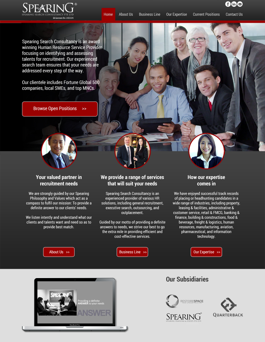 Web Design by dhobeika for Curator Selects Pte Ltd | Design #3979489