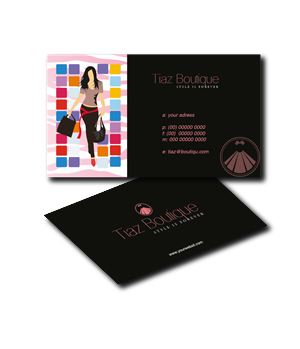 Diseño de Tarjeta de Presentación por R.K para Tiaz Boutique  | Diseño #3958015