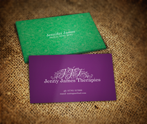 Holistic Therapy (aromatherapy, massage, reflexology, life coaching, soul healing, aura reading) | Business Card Design by Nelsur