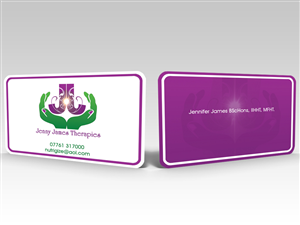 Holistic Therapy (aromatherapy, massage, reflexology, life coaching, soul healing, aura reading) | Business Card Design by Hardcore Design