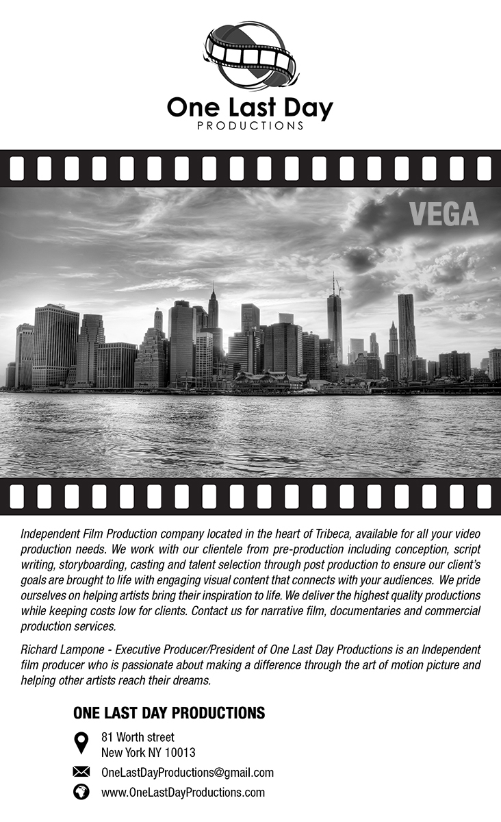 Advertisement Design by VEGA-Designs for One Last day Productions | Design #3950247