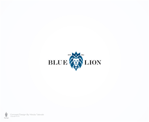 Blue Lion | Logo Design by PenTool