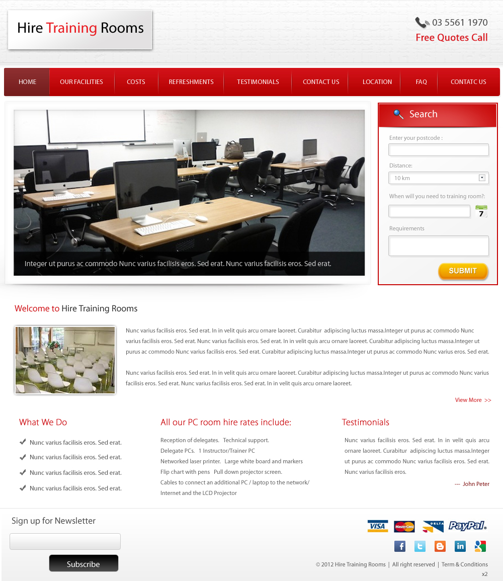 Web Design by pb for this project | Design #1074606