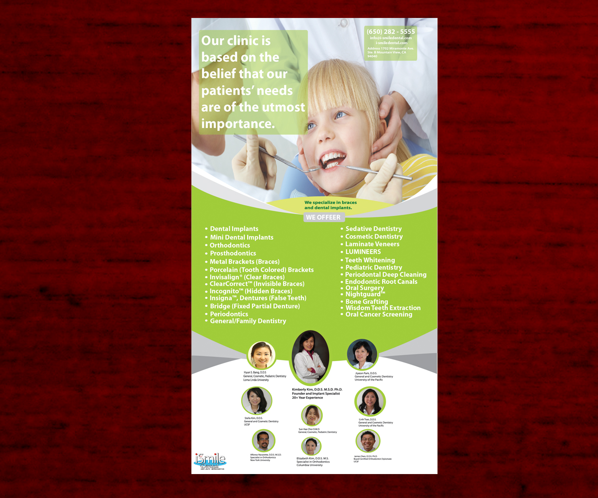 Postkarten-Design von jsmart für iSmile Dental | Design #4102978