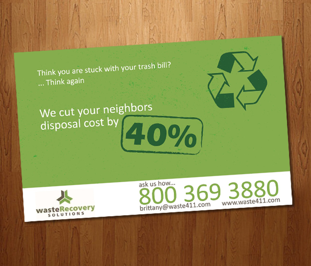 Card Design by Sam for Waste Recovery Solutions | Design #4014700