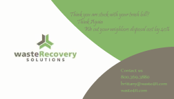 Card Design by  ArtifiedPro for Waste Recovery Solutions | Design #4022352