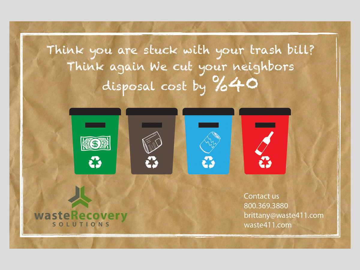 Diseño de Tarjeta por moonrock para Waste Recovery Solutions | Diseño #4015536