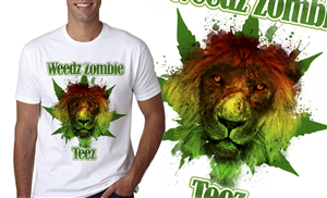 WeedzZombie Teez Needs T-shirt Design done Please :) | Diseño de Camiseta por dsgrapiko