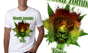 WeedzZombie Teez Needs T-shirt Design done Please :) | T-shirt Design by dsgrapiko