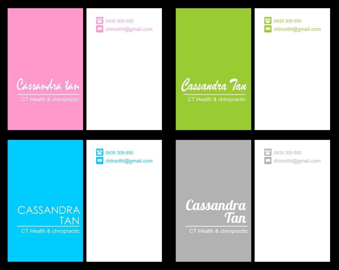 personal name card