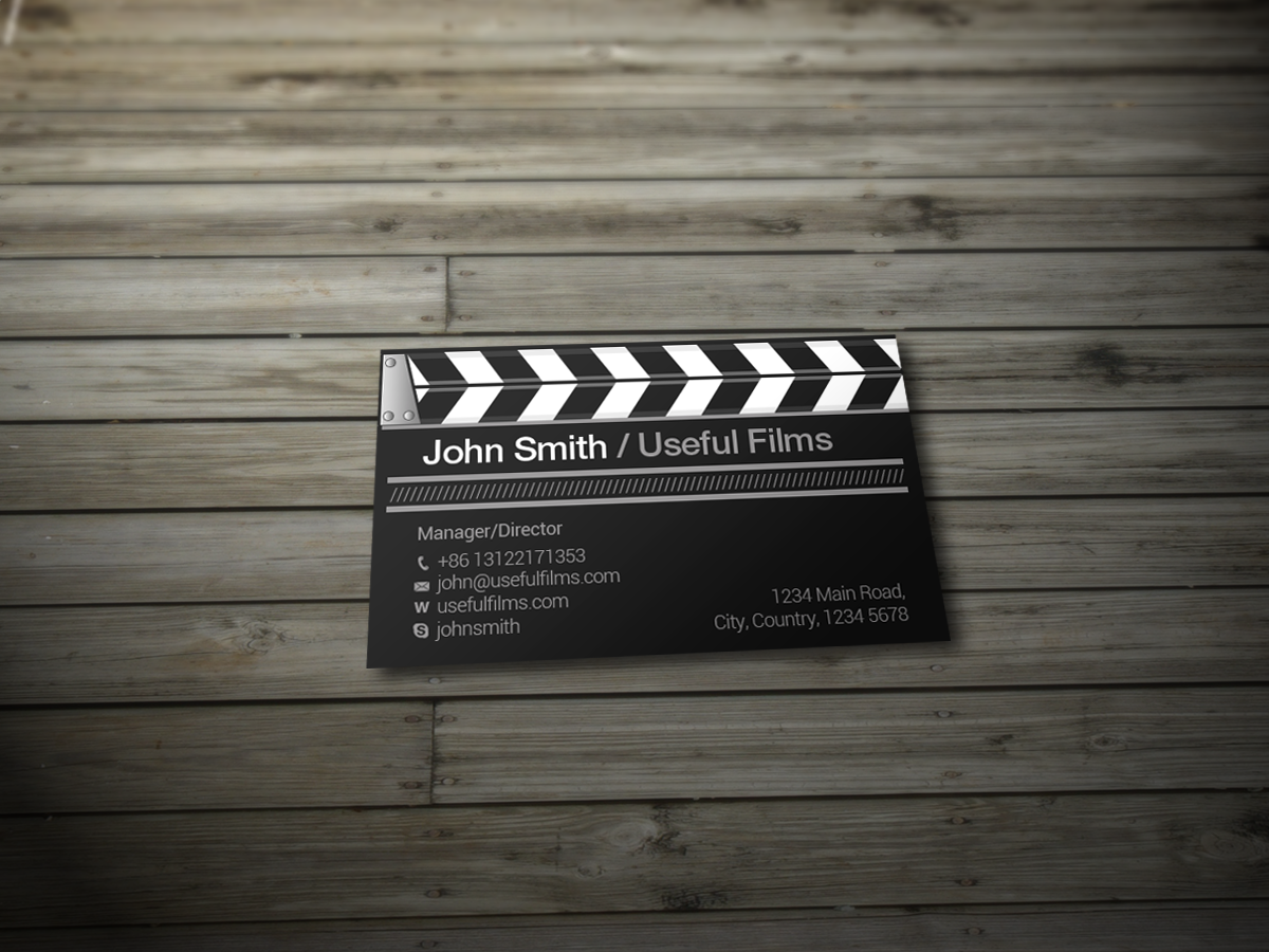 Business Card Design by Seamus Radu for Useful Films | Design #3996038