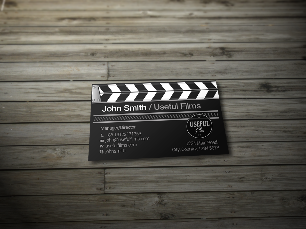 Business Card Design by Seamus Radu for Useful Films | Design #3996042