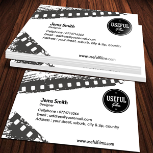 Visitenkarten-Design von Sandaruwan für Useful Films | Design #3960803