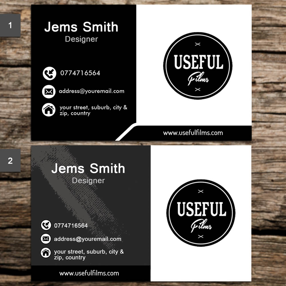 Business Card Design by Sandaruwan for Useful Films | Design #3968259