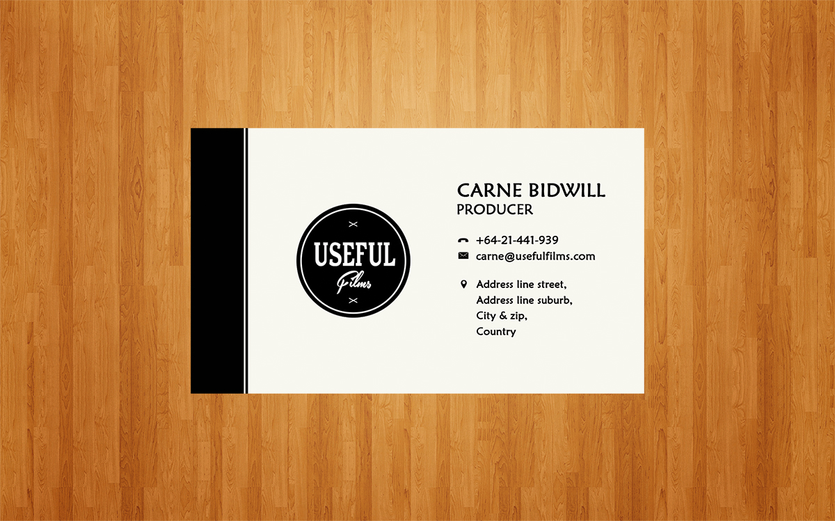 Design de Carte de Visite par Edoers pour Useful Films | Design #3981247