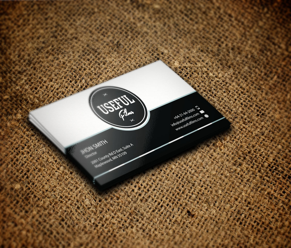 Business Card Design by Ak Graphics Solutions for Useful Films | Design #3975499