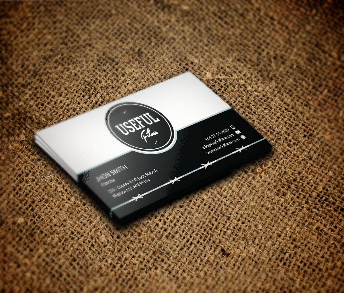Business Card Design by Ak Graphics Solutions for Useful Films | Design #3975502