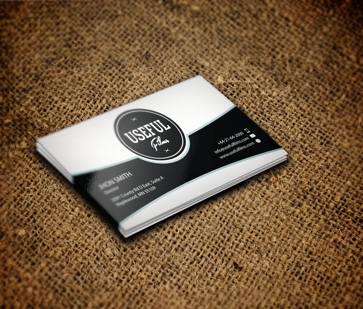 Visitenkarten-Design von Ak Graphics Solutions für Useful Films | Design #3975505