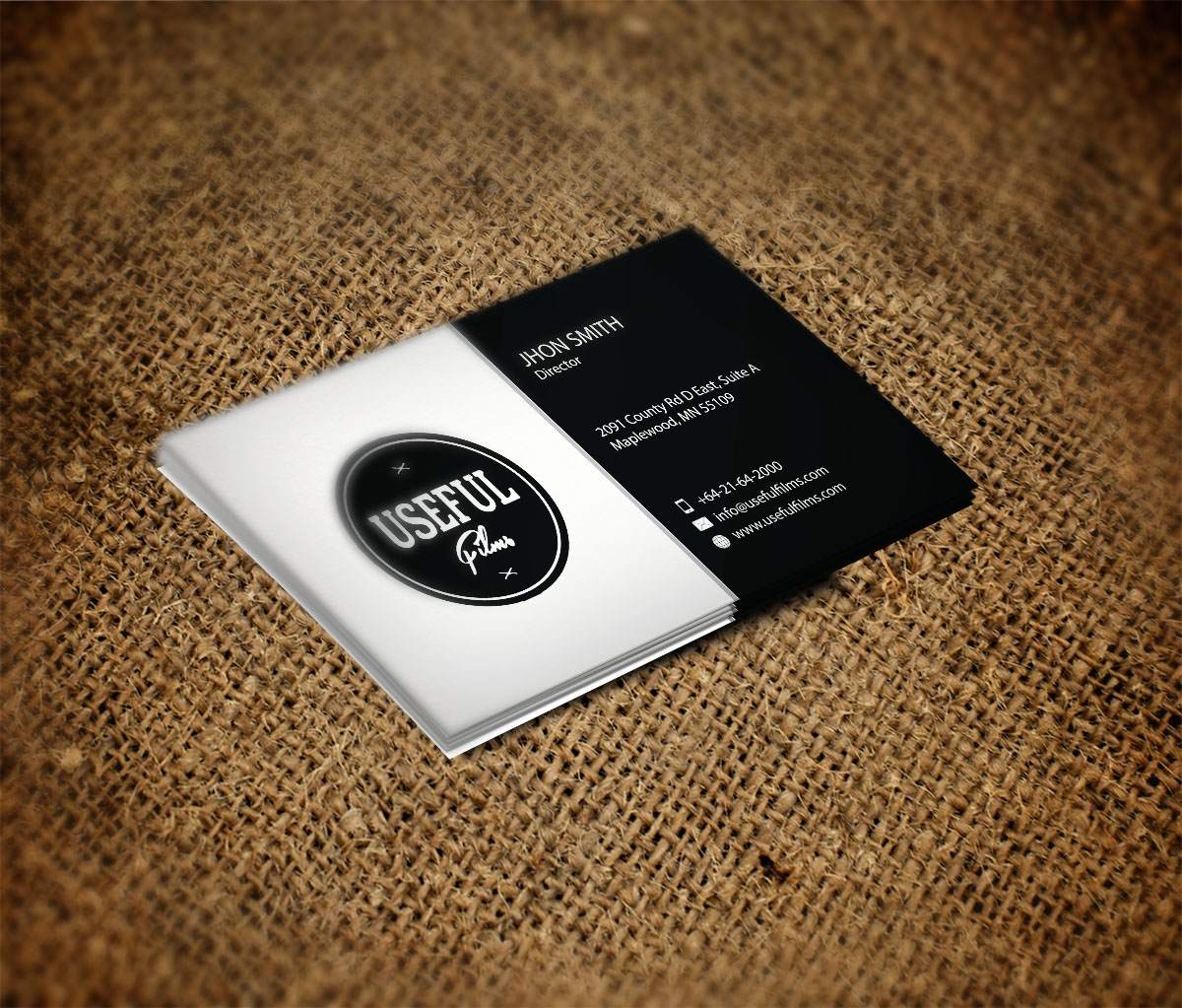 Business Card Design by Ak Graphics Solutions for Useful Films | Design #3975565