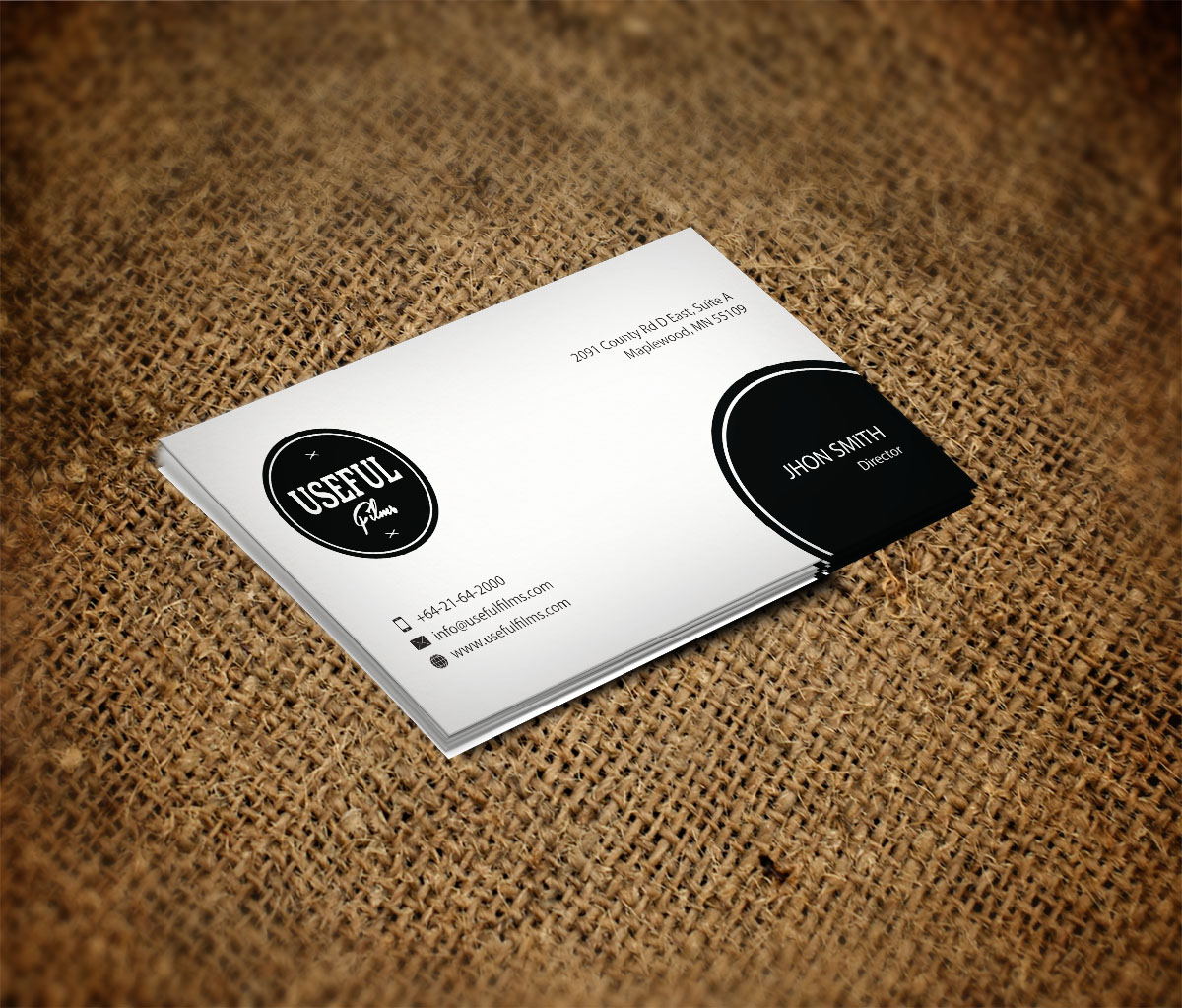 Business Card Design by Ak Graphics Solutions for Useful Films | Design #3975590