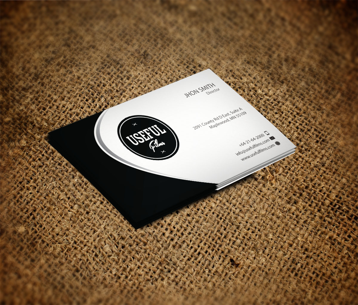 Business Card Design by Ak Graphics Solutions for Useful Films | Design #3975649