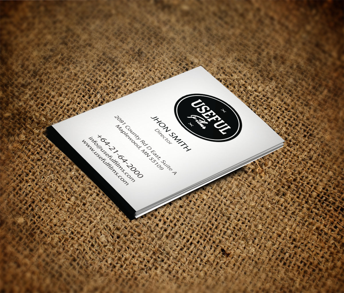 Business Card Design by Ak Graphics Solutions for Useful Films | Design #3975697