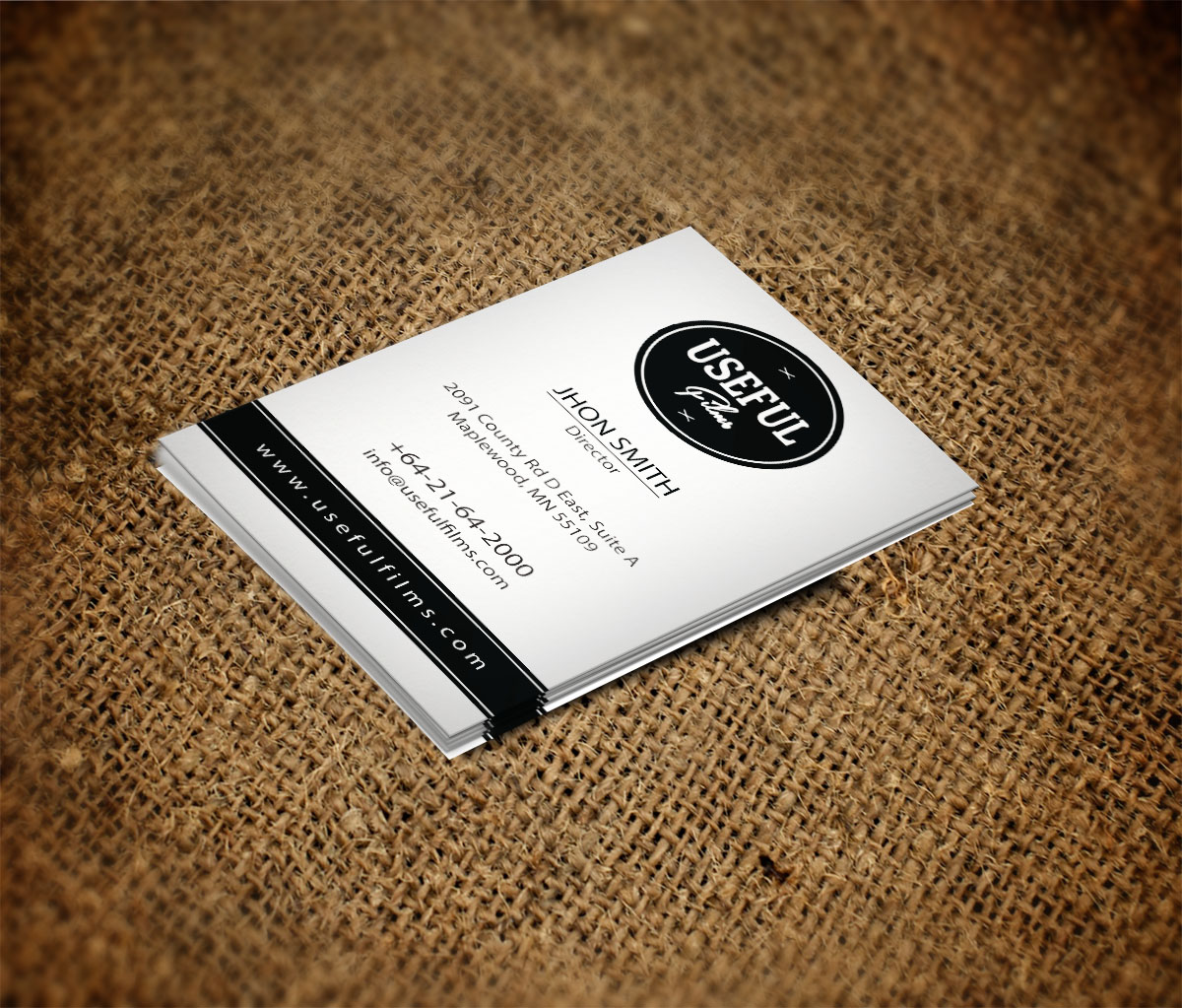 Business Card Design by Ak Graphics Solutions for Useful Films | Design #3975727