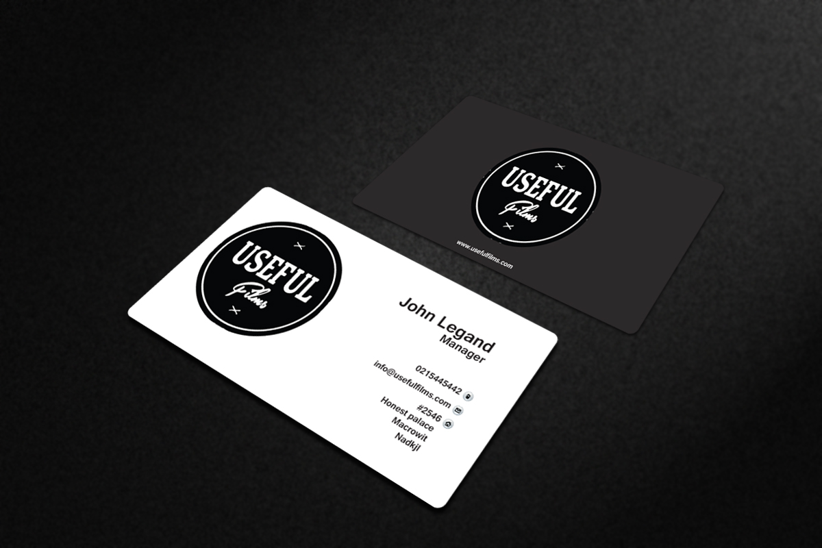 Business Card Design by Design7 for Useful Films | Design #3988159