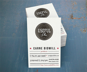 Business Card Design by MessyDesk for Useful Films | Design: #3994787