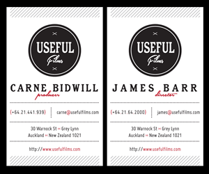 Business Card Design by MessyDesk for Useful Films | Design: #3994790