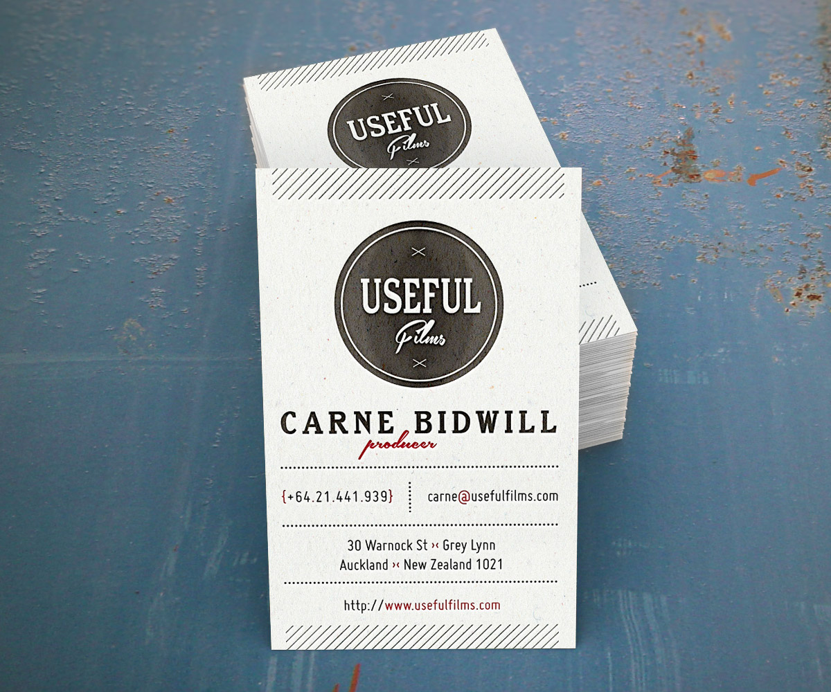 Business Card Design by MessyDesk for Useful Films | Design #3994794