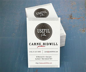 Business Card Design by MessyDesk for Useful Films | Design: #3994794