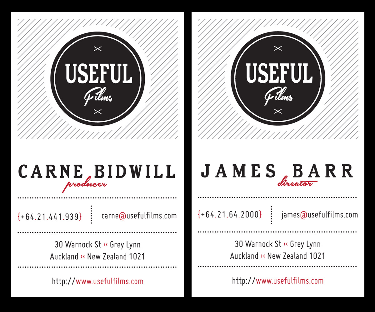 Business Card Design by MessyDesk for Useful Films | Design #3994797