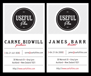 Business Card Design by MessyDesk for Useful Films | Design: #3994797