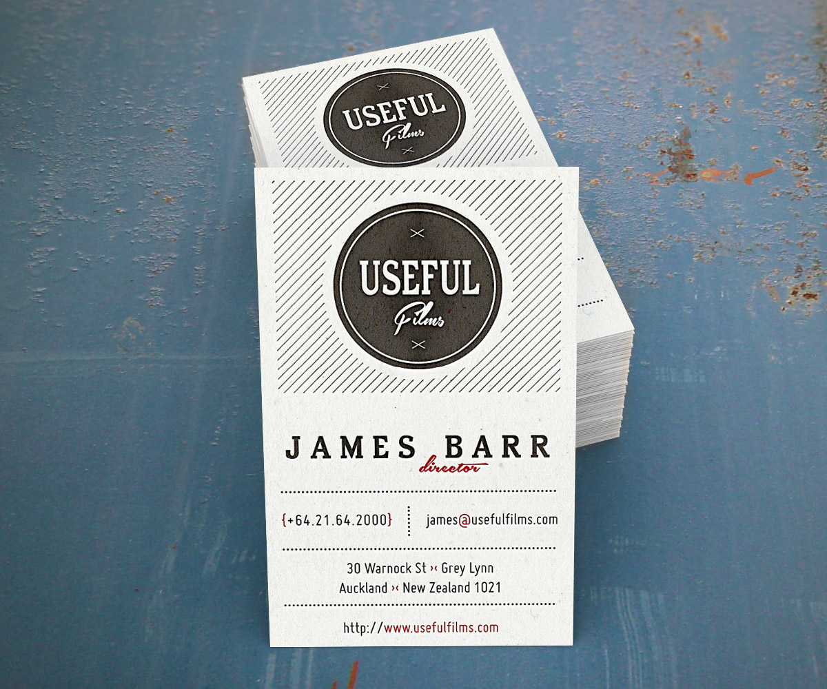 Business Card Design by MessyDesk for Useful Films | Design #3994804
