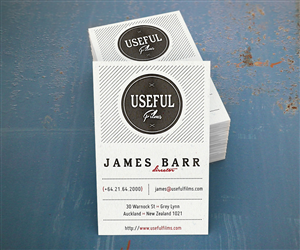 Business Card Design by MessyDesk for Useful Films | Design: #3994804