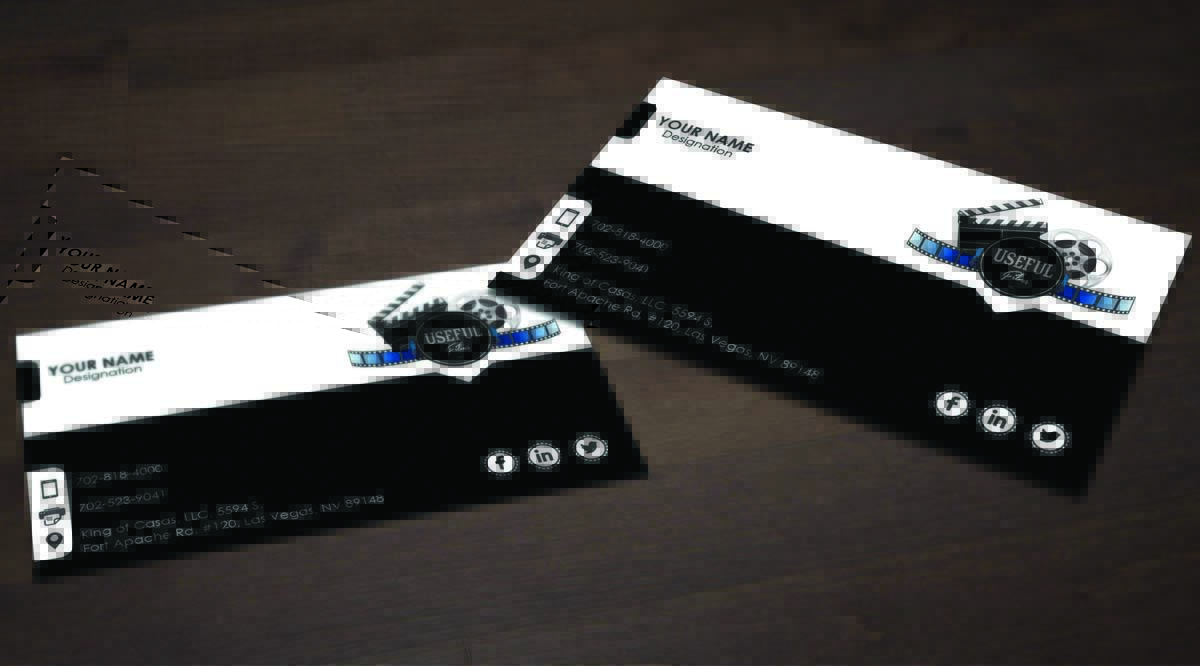 Diseño de Tarjeta de Presentación por Pointless Pixels India para Useful Films | Diseño #3954505