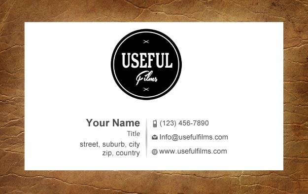 Business Card Design by Nippu for Useful Films | Design #3981295