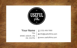 Business Card Design by Nippu for Useful Films | Design: #3981295