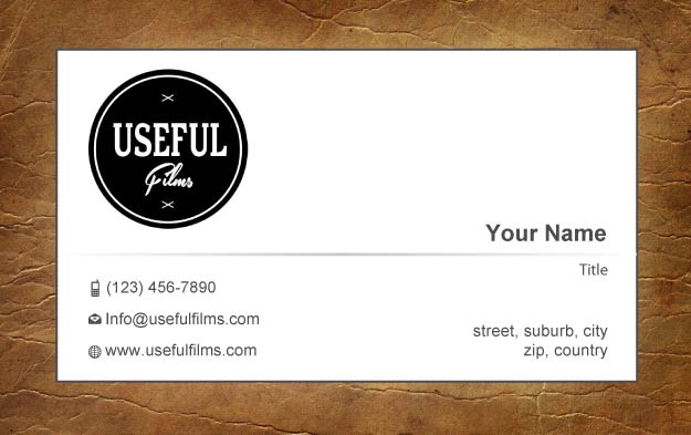 Business Card Design by Nippu for Useful Films | Design #3981299