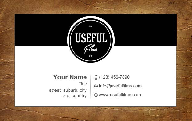 Business Card Design by Nippu for Useful Films | Design #3981304