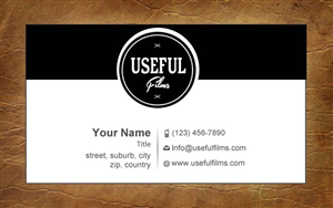 Business Card Design by Nippu for Useful Films | Design: #3981304