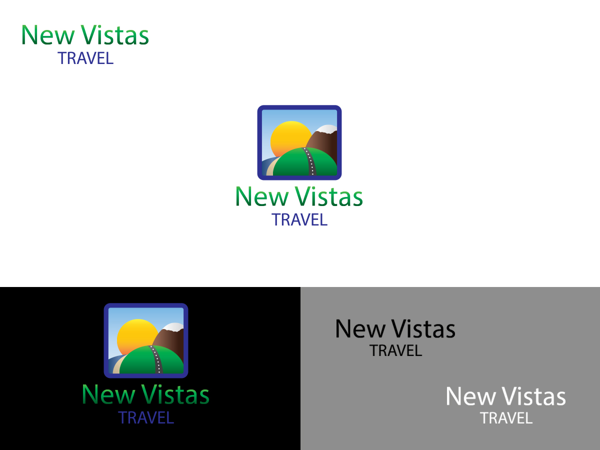 Diseño de Logo por Thelonious Coltrane para New Vistas Travel | Diseño #4051044