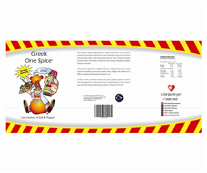 Diseño de Etiqueta por Maiza Art  para Greek One Spice | Diseño: #4087277