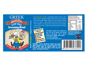 Diseño de Etiqueta por Soula Vetter para Greek One Spice | Diseño: #4101914